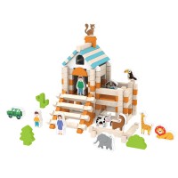 Luban Mortise and Tenon Structure Building Blocks, Children's House Construction Toy, Little Architect House Toy