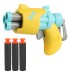 Boys Carrot Toy, Mini Soft Bullet Gun, Hand-Powered Indoor Toy Gun for Kids