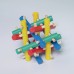 Kongming Lock, Luban Lock, Traditional Chinese Wooden Puzzle, High-Difficulty IQ Educational Toy for Kids