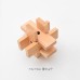 Kongming Lock, Luban Lock, Traditional Chinese Wooden Puzzle, High-Difficulty IQ Educational Toy for Kids