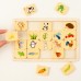 Children's Number and Animal Matching Puzzle, Early Education Wooden Educational Toy