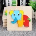 3D Wooden Animal Puzzle - Early Learning Thickened Educational Toy