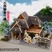 Traditional Chinese Architecture 3D Puzzle, Wooden Model, Educational Toy for Kids