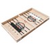 Wooden Sling Puck Game – Fast-Paced Family Board Game