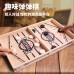 Wooden Sling Puck Game – Fast-Paced Family Board Game