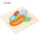 3D Puzzle for Toddlers - Macaron Cartoon Wooden Educational Toy