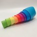 Rainbow Spiral Tower for Kids - Educational Stacking Toy for Boys & Girls