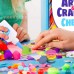 3000 Pcs+ Colorful Arts & Crafts DIY Kit – Pom Poms, Pipe Cleaners, Wooden Beads, Glitter Pom Poms, Googly Eyes for Children’s Creative Fun!