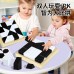 Black and White Hidden Blocks Puzzle, Parent-Child Interactive Desktop Game, Spatial Thinking and Imagination Training Toy