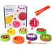 Fruit Counting & Color Sorting Toy - Fine Motor Skills & Early Learning Game for Kids