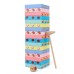 51-Piece Wooden Stacking Block Game - Animal & Number Learning Tower for Kids