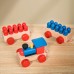 Wooden Shape Sorting Pull Train, Early Education Building Blocks Toy for Kids