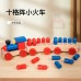 Wooden Shape Sorting Pull Train, Early Education Building Blocks Toy for Kids