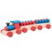 Wooden Shape Sorting Pull Train, Early Education Building Blocks Toy for Kids