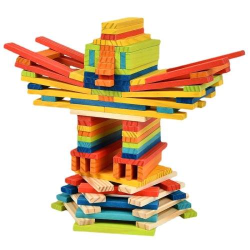 Archimedes 300-Piece Wooden Block Set - Children's Educational STEAM Toy