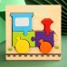 Wooden 3D Puzzle for Toddlers, Early Learning Educational Toy for Ages 1-3