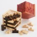 Wooden Ancient Chinese Puzzle Toy for Kids, Kongming & Luban Locks, Classical Wooden Brain Teasers