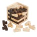 Wooden Ancient Chinese Puzzle Toy for Kids, Kongming & Luban Locks, Classical Wooden Brain Teasers